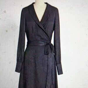 Modcloth Taking the Lead Maxi Wrap Dress